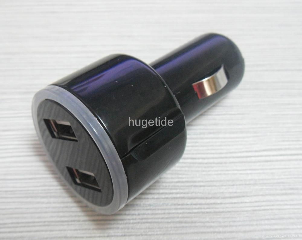 2.1A Dual USB Car Charger for iPhone/iPad  2