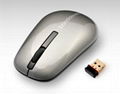 2.4G double-channel wireless rechargeable mouse without battery 2