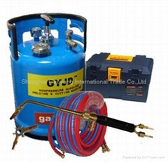 Industry oxygen gasoline flame welding system