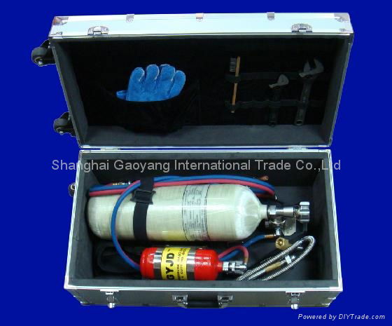 Flame steel cutting tool with oxy fuel 4