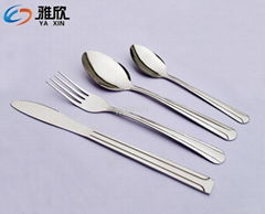 Simple Design Stainless Steel Novelty Tableware Spoons Forks