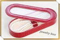 Promotional custom  Red Croco Jewelry box L'Oreal international brand suppliers 1