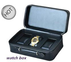  2014  hot sale  single aluminum  diy leather watch box 