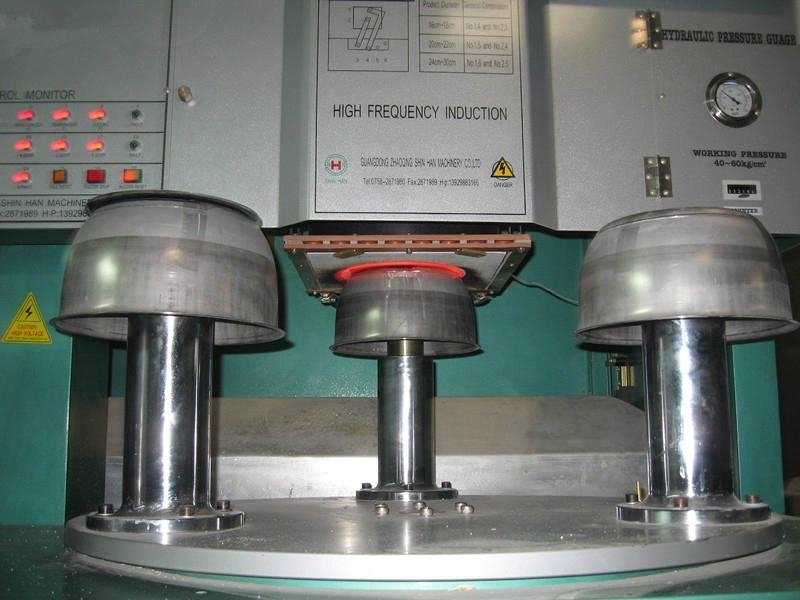 high frequency utensils sandwich bottom induction brazing machine 2