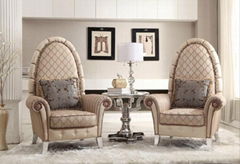 neo-classical style solid wooden luxury chairs ,living room furniture 