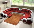 New Design--Modern Creative U Shape Genuine Leather Sectional Sofa