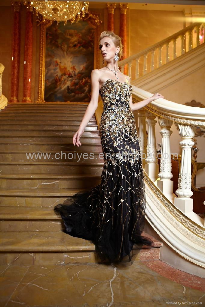  luxurious sweetheart heavy beaded long mermaid pageant dress 3