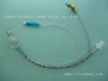 Cuffed endotracheal tube with suction