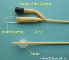 Pediatric latex foley catheters Fr6-Fr10