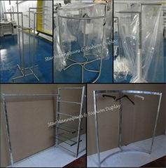 Stainless Steel Garment Racks / Clothing Display Racks