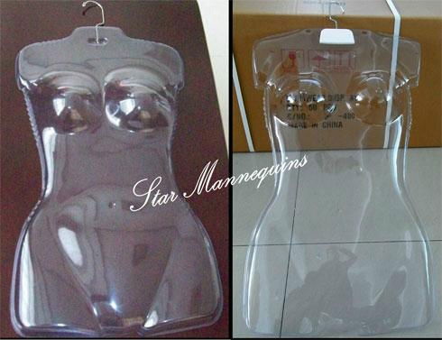 Clear Plastic Swimwear Display or Transparent Body Form