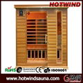 Deluxe Sauna Room Infrared Sauna for 3