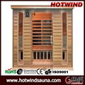 Portable Wooden Sauna Room for 4 Person