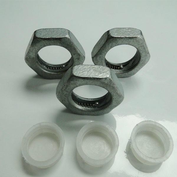 high precision anti theft hex thin nuts