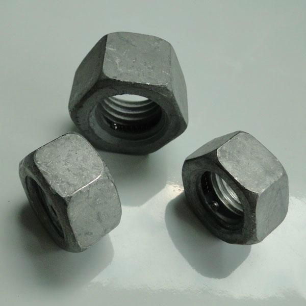 zinc plated hex GB standard nuts 4