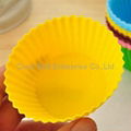  Food grade customized silicone muffin mould 3