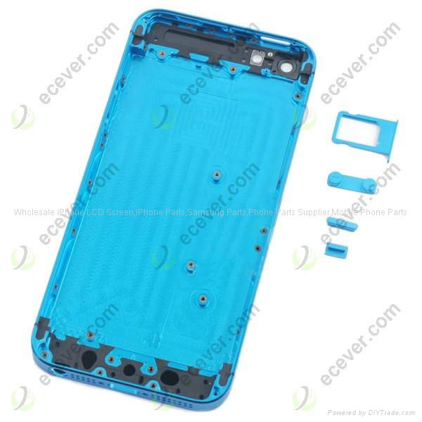  Back Housing Cover Replacement Baby Blue For iPhone 5 3