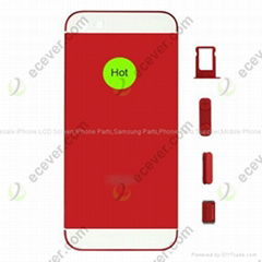 Back Housing Middle Plate Red For iPhone 5S