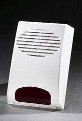 wireless alarm siren with flash