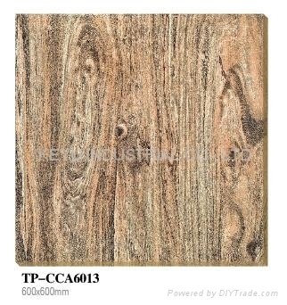 wood grain rustic ceramic floor tile300x600mm/600x600mm 4