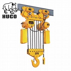 Hsy High Quality Electric Chain Hoist with Electric Trolley