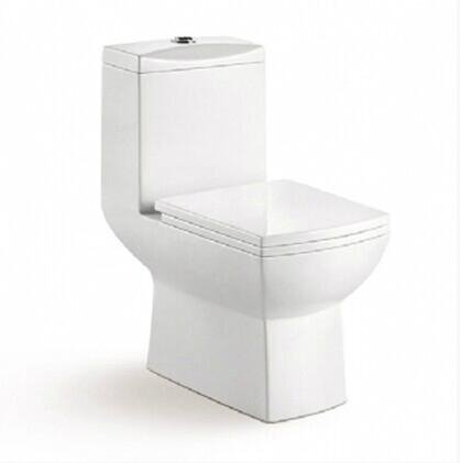 sanitary ware S type square shape one piece toilet 
