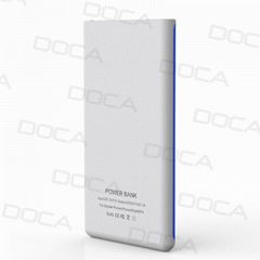  8000 mAh ultra thin power bank for mobile phone