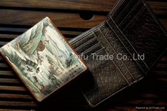 Best wallets with genuine leather material costomized wallet