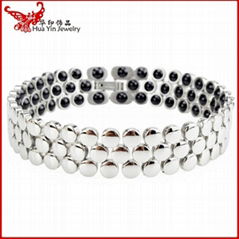 In stock steel fashion bracelet