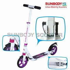 Adult kick scooter with 200mm PU wheels