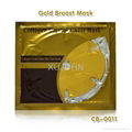 Gold breast mask