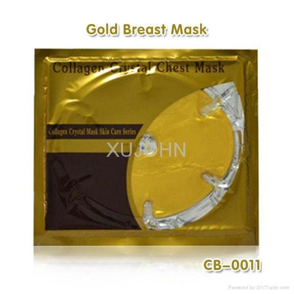 Gold breast mask 