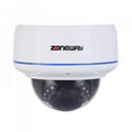 2.8-12mm Varifocal Lens 1080p IP Dome Camera Support CMS 1