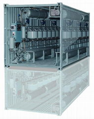 Fuel, oil cleaning system UVR-450/16 (containerized)