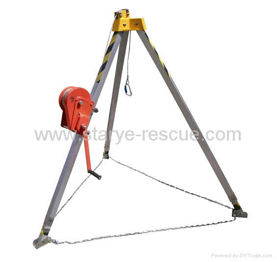 Rescue Tripod Automatic Falling Prevention System