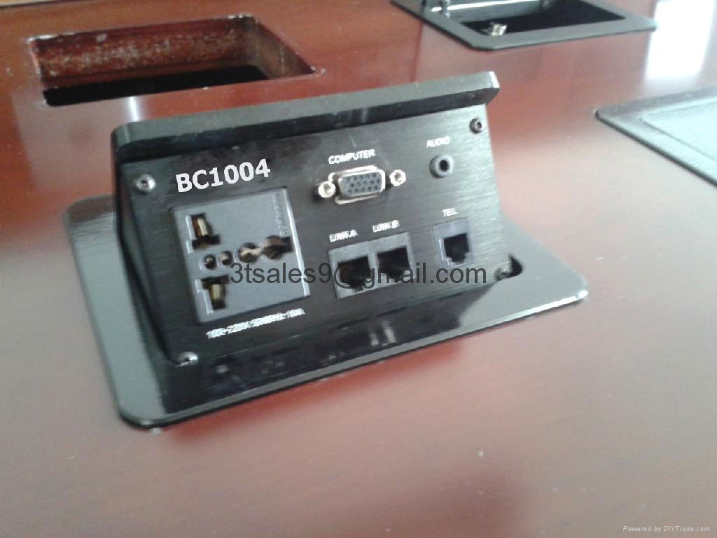 Customized Acceptable Table Socket Outlet Combined Multimedia Data Outlet