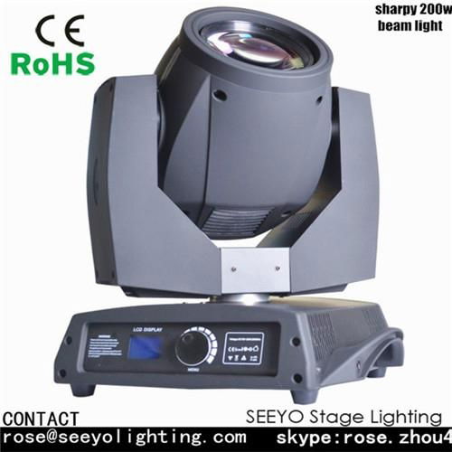 Beam 200W with 5R lamp Moving Head Lighting for Stage 
