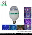 disco bulb 3w full color rotating lamp