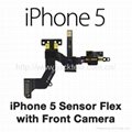 For iPhone 5S Front/Face/Small Camera With Proximity Sensor Light Flex cablle 2