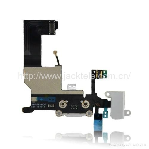iPhone 5 Charging Flex with Headphone Jack Flex Black/white 4