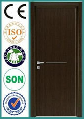 PVC coated interior wooden door