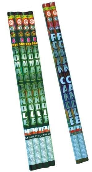 Fireworks-0.7"Roman Candle(Green CANDLE) 4