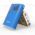 DOCA D568 12000mAh Power Bank, Dual USB Battery Charger, High Capacity 1