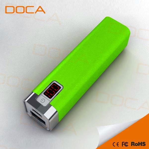 2600mAh External Battery DOCA D516 Power Bank 3