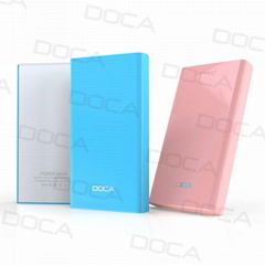 DOCA D605 6500mAh External Power Bank for Mobile Phone