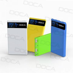 DOCA D601 New Released 8000mAh Portable Power Bank