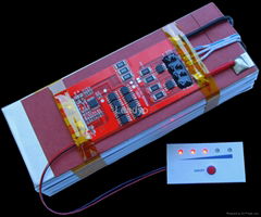 smart li-polymer battery pack 11.1v battery pack 10Ah BMS