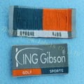 custom high quality and lower price woven labels made in China