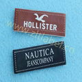 2014 custom China manufacture leather patches&labels for jeans 1