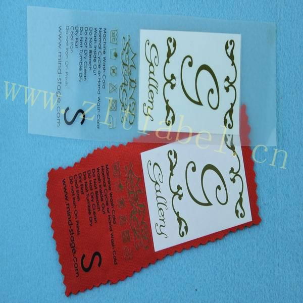 2014 China direct factory heat transfer labels for plastic products 5